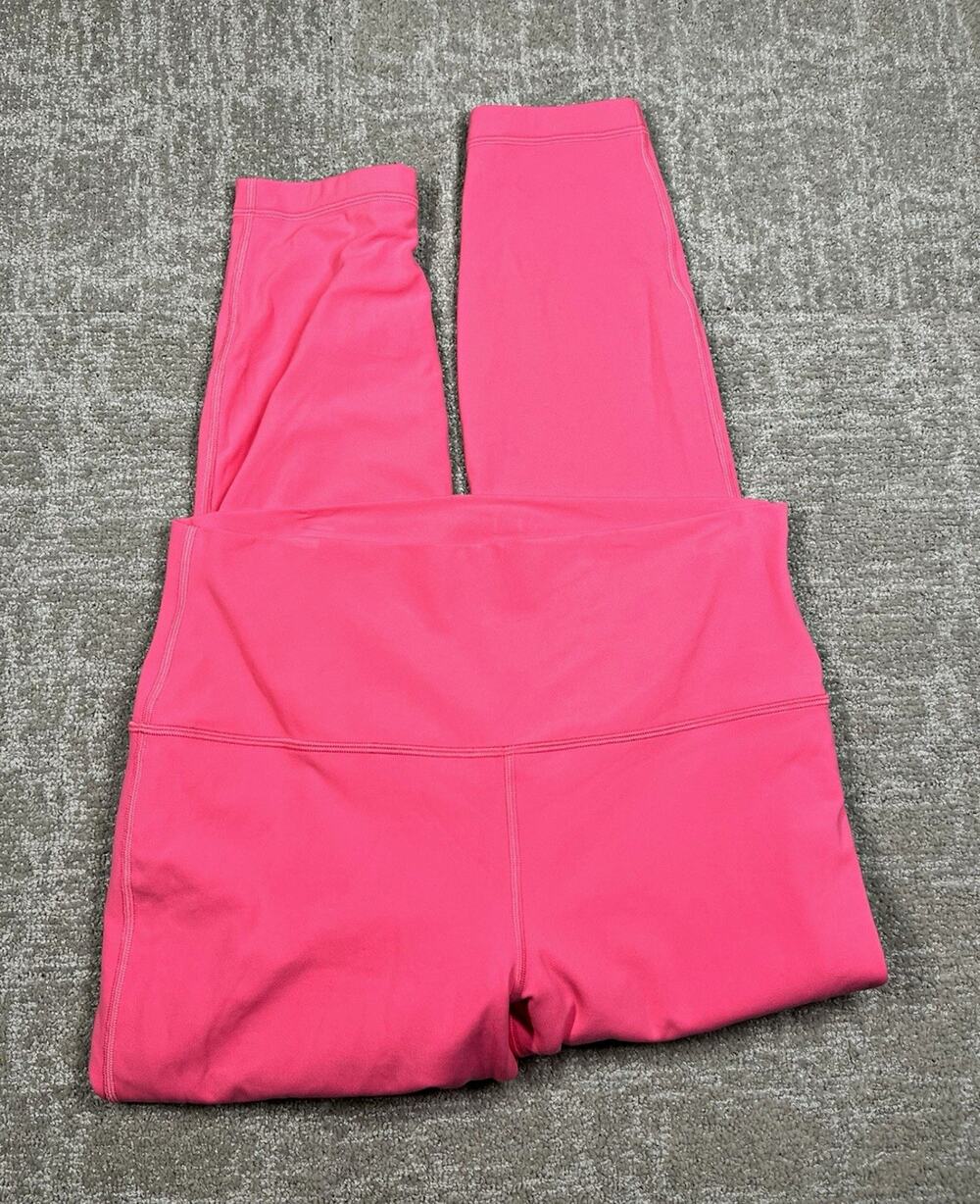 lululemon Align Pink Ankle Leggings Size 12 Yoga Athleisure Stretch LW5CTCS